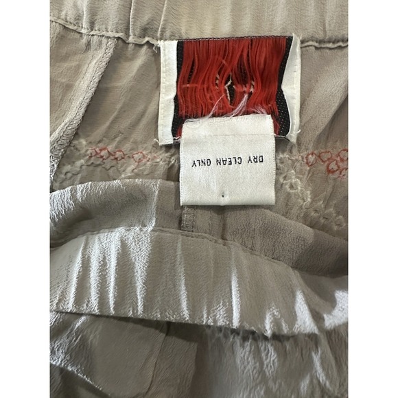 Jane Seymour Silk Skirt Size 12 MS Gypsy Boho Ethereal Beaded Sequin Maxi Ombre - Picture 9 of 15